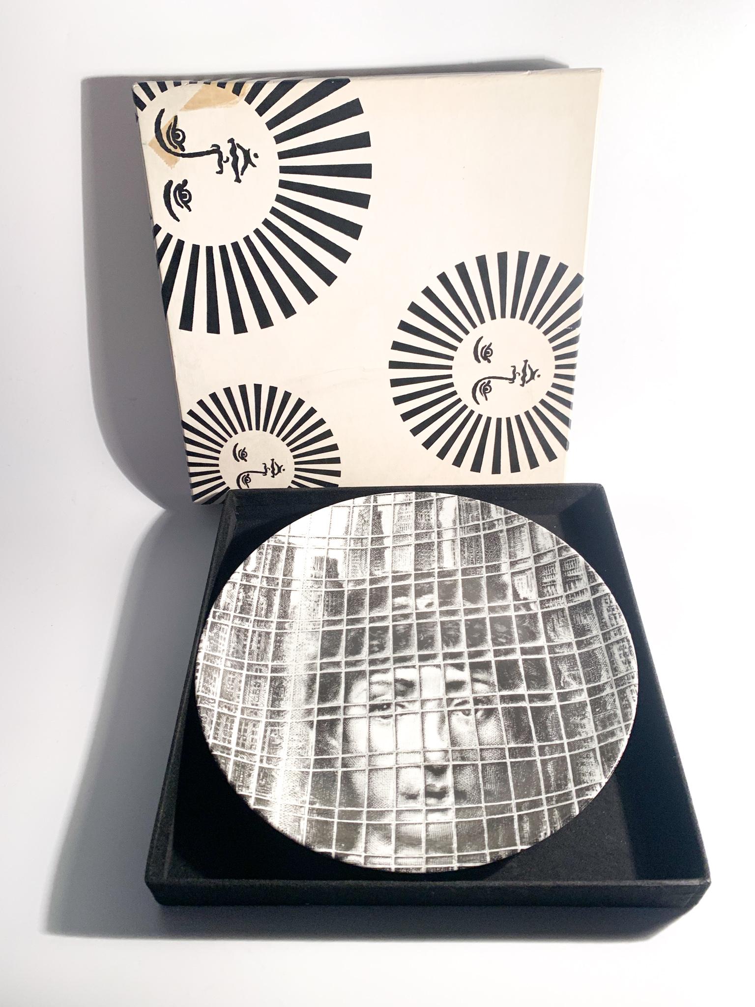 Porcelain Plate by Fornasetti Theme and Variations from the 1980s 4