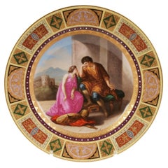 Porcelain Plate "Cleopatra", Germany By Ackermann & Fritze, Early 20th C.