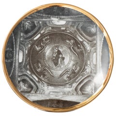 Porcelain Plate “Cupole d’Italia” by Piero Fornasetti, Italy, circa 1970
