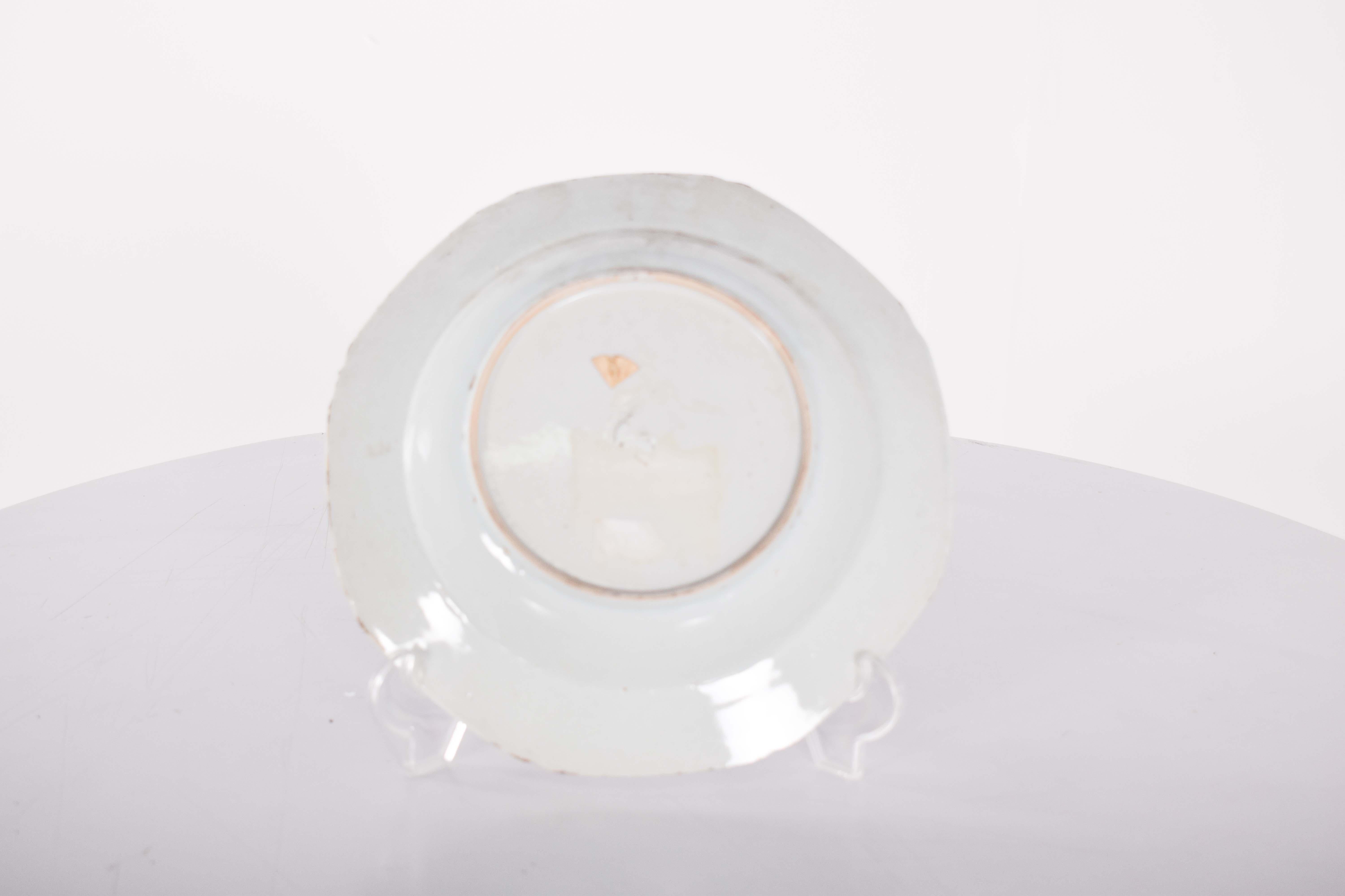 Chinese Porcelain Plate From China for Export, Blue Decoration For Sale