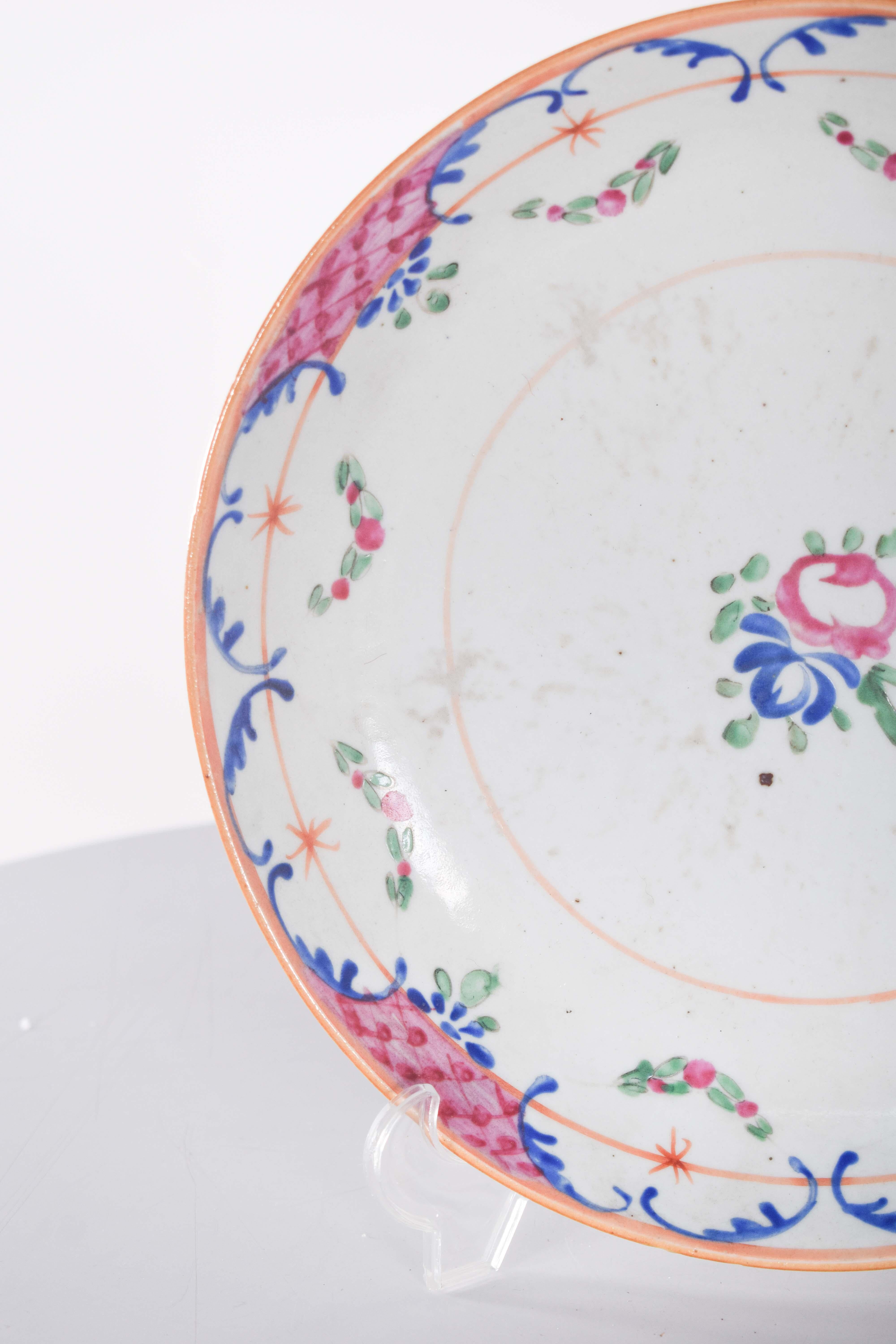 Baroque Porcelain Plate From China for Export For Sale