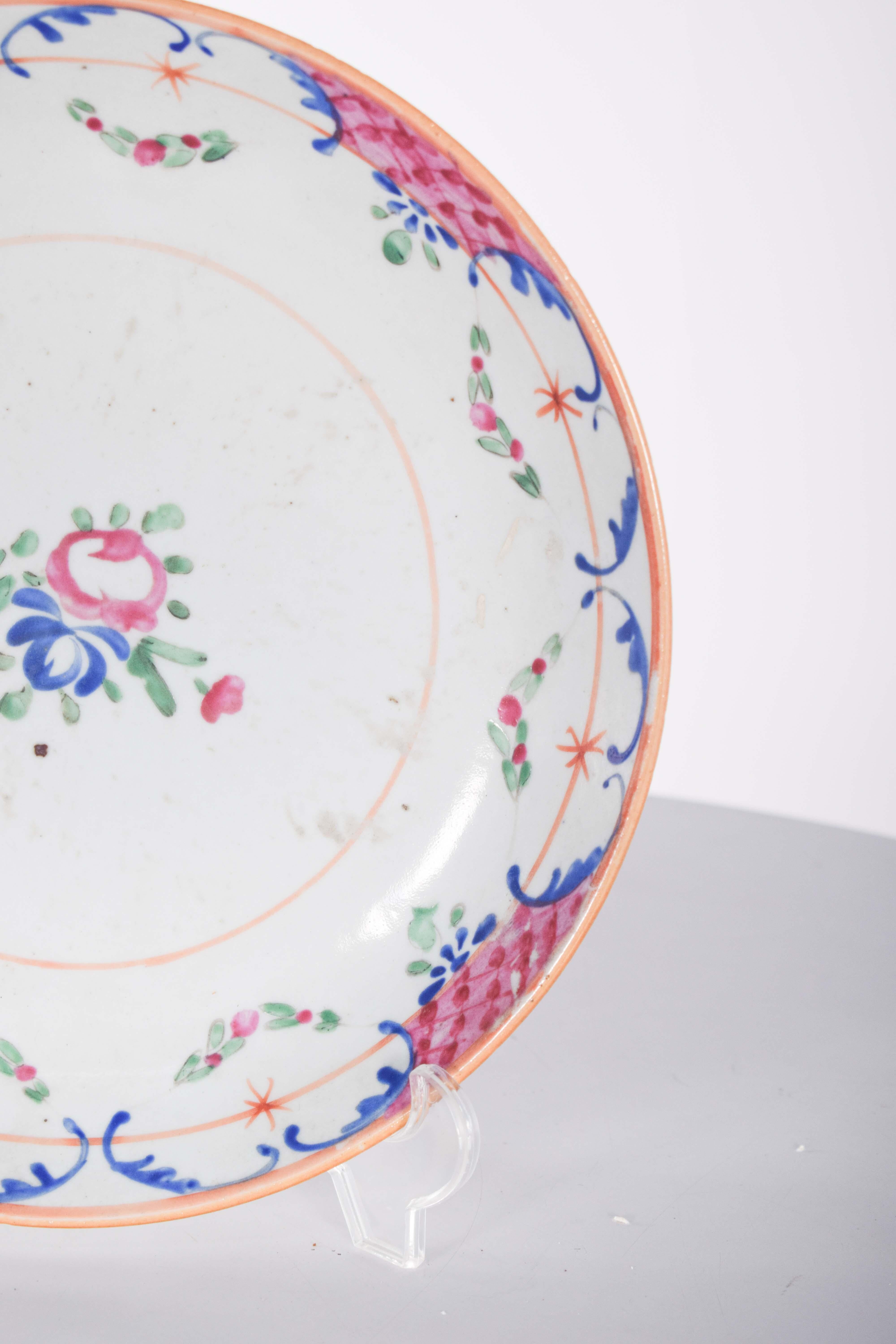 Chinese Porcelain Plate From China for Export For Sale