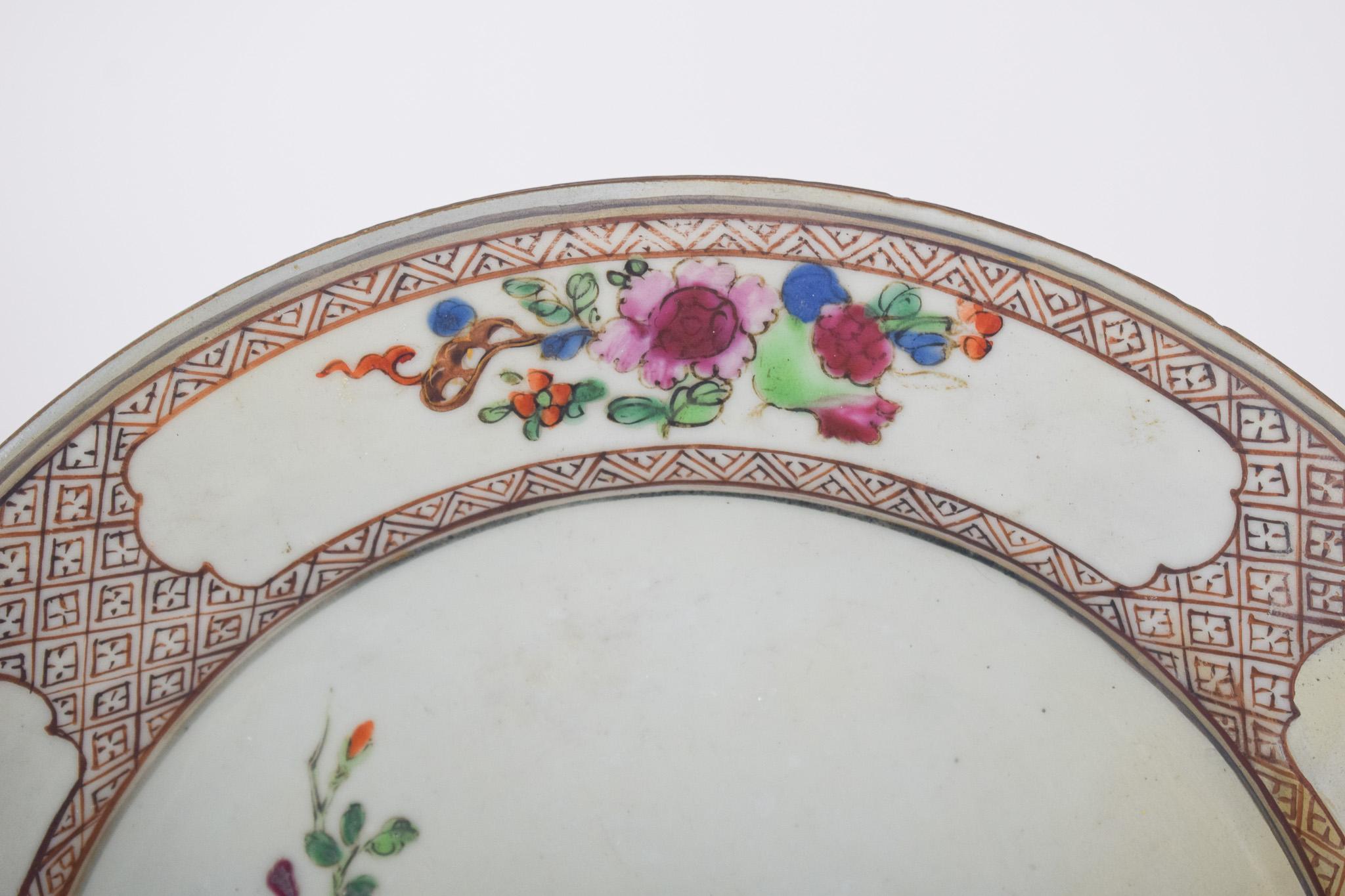 Chinese Porcelain Plate from China for Export For Sale