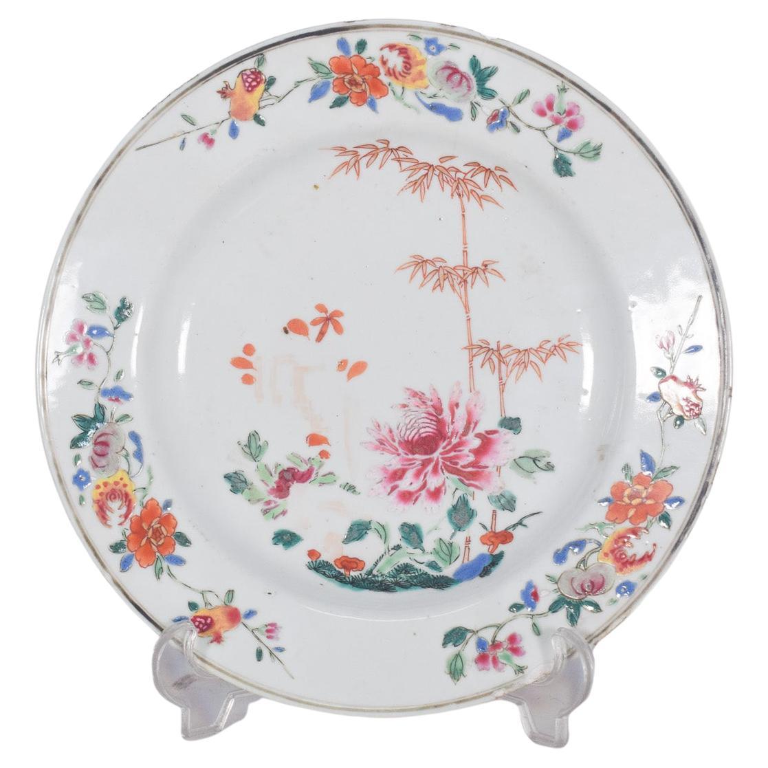 Porcelain Plate from China for Export, Qianlong Period