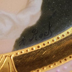 Porcelain Plate "Madame Récamier", Germany By Ackermann & Fritze