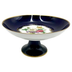 Assiette en porcelaine sur pied, Bavière Schumann Arzberg, années 1960/1970