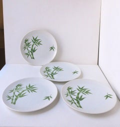Porcelain Plates Bamboo Design