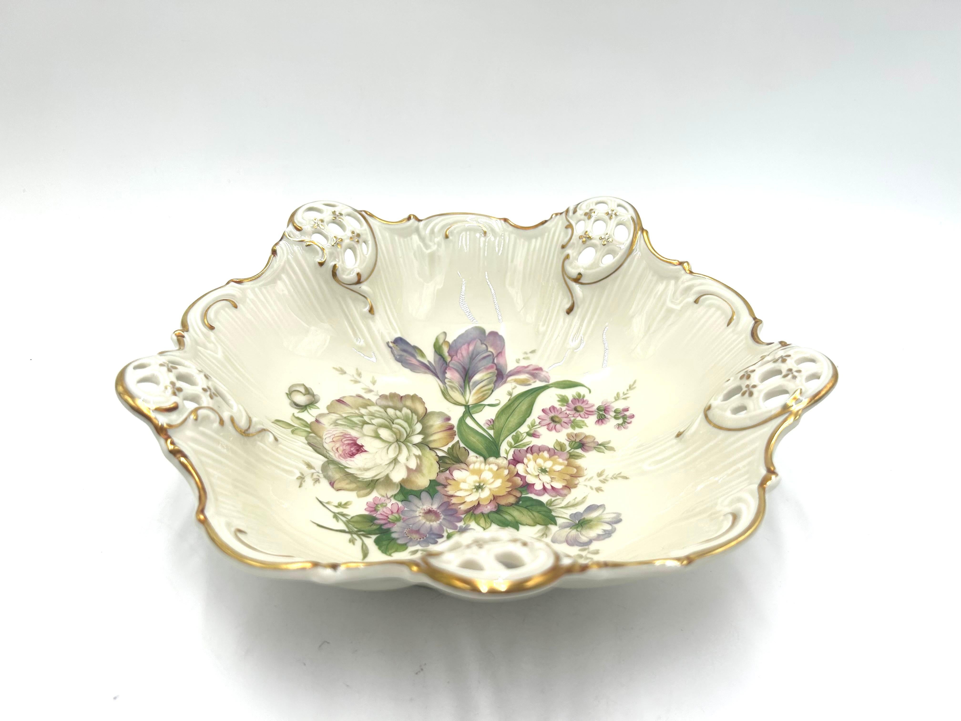 Mid-20th Century Porcelain Platter, Rosenthal Moliere, Germany, 1938-1952