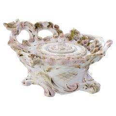 Porcelaine - Encrier en porcelaine - XIXe siècle