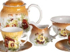 Porcelain - Porcelain tête-à-tête - 19th century