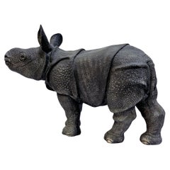 Escultura de porcelana bebé rinoceronte de Lenox, 20 cm REBAJAS