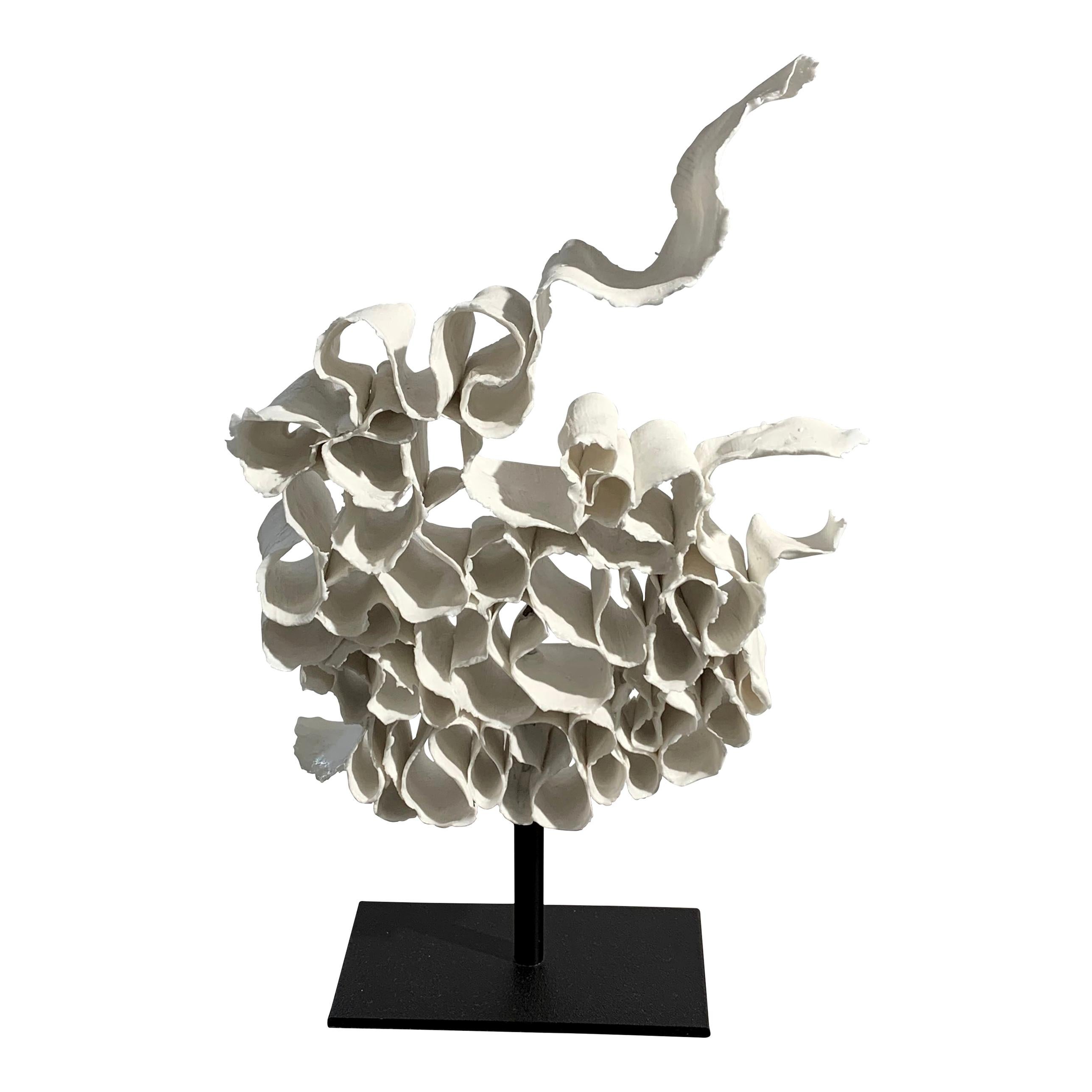 Porcelain Ribbon Sculpture, France, Contemporary