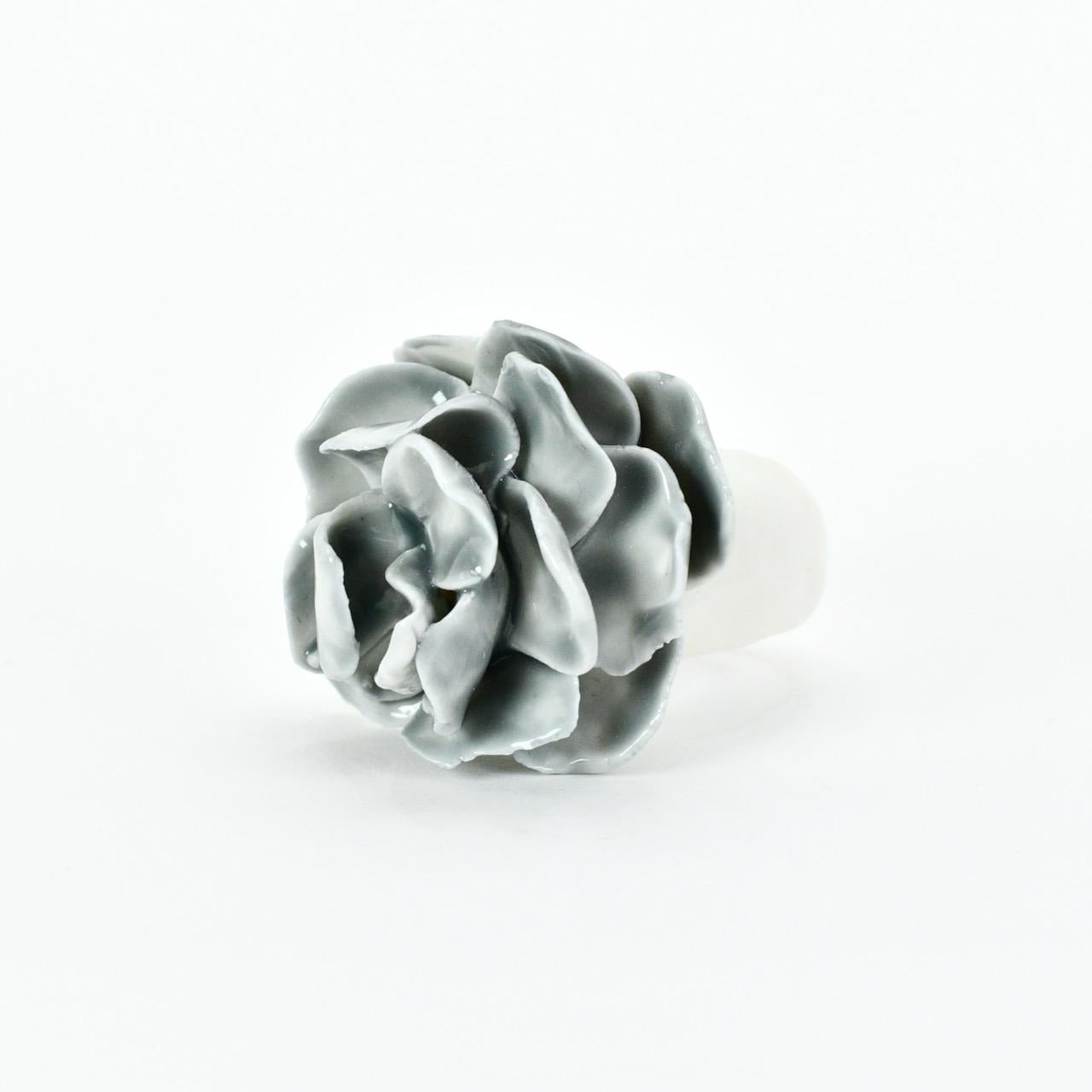 Porcelain Ring Cloudy Rose In New Condition For Sale In London, GB