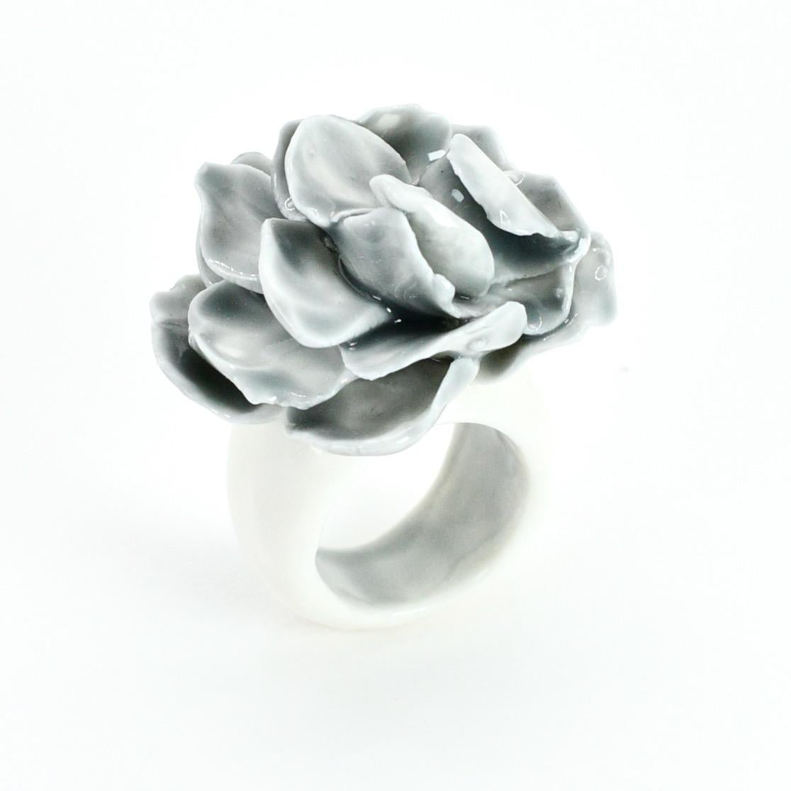 Porcelain Ring Cloudy Rose For Sale 1