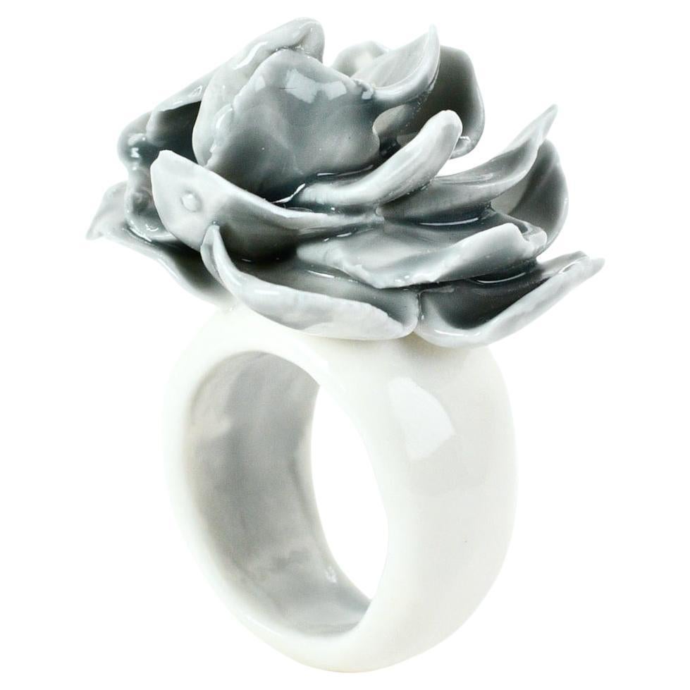 Porcelain Ring Cloudy Rose For Sale
