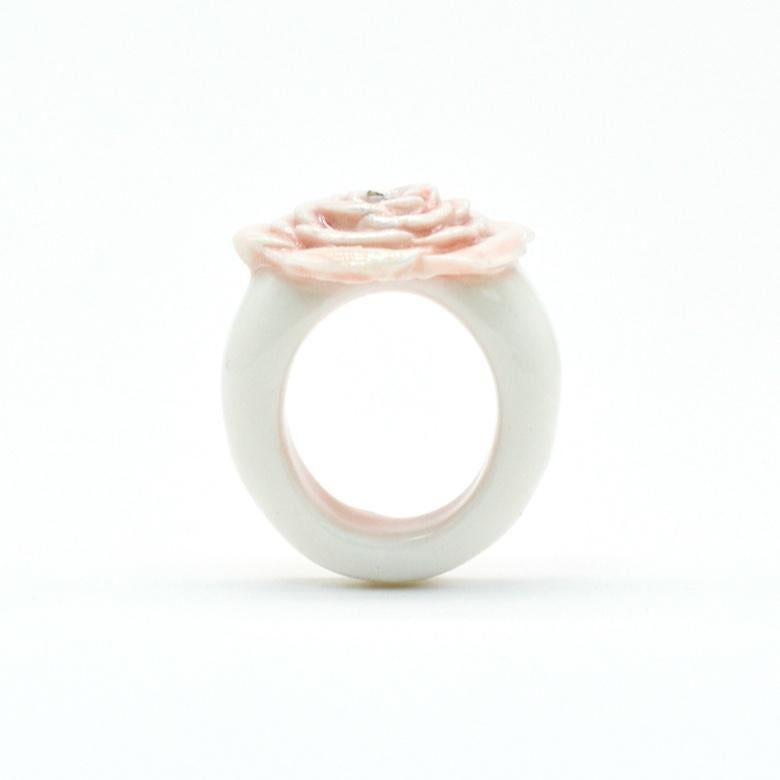Contemporary Porcelain Ring Sabrina