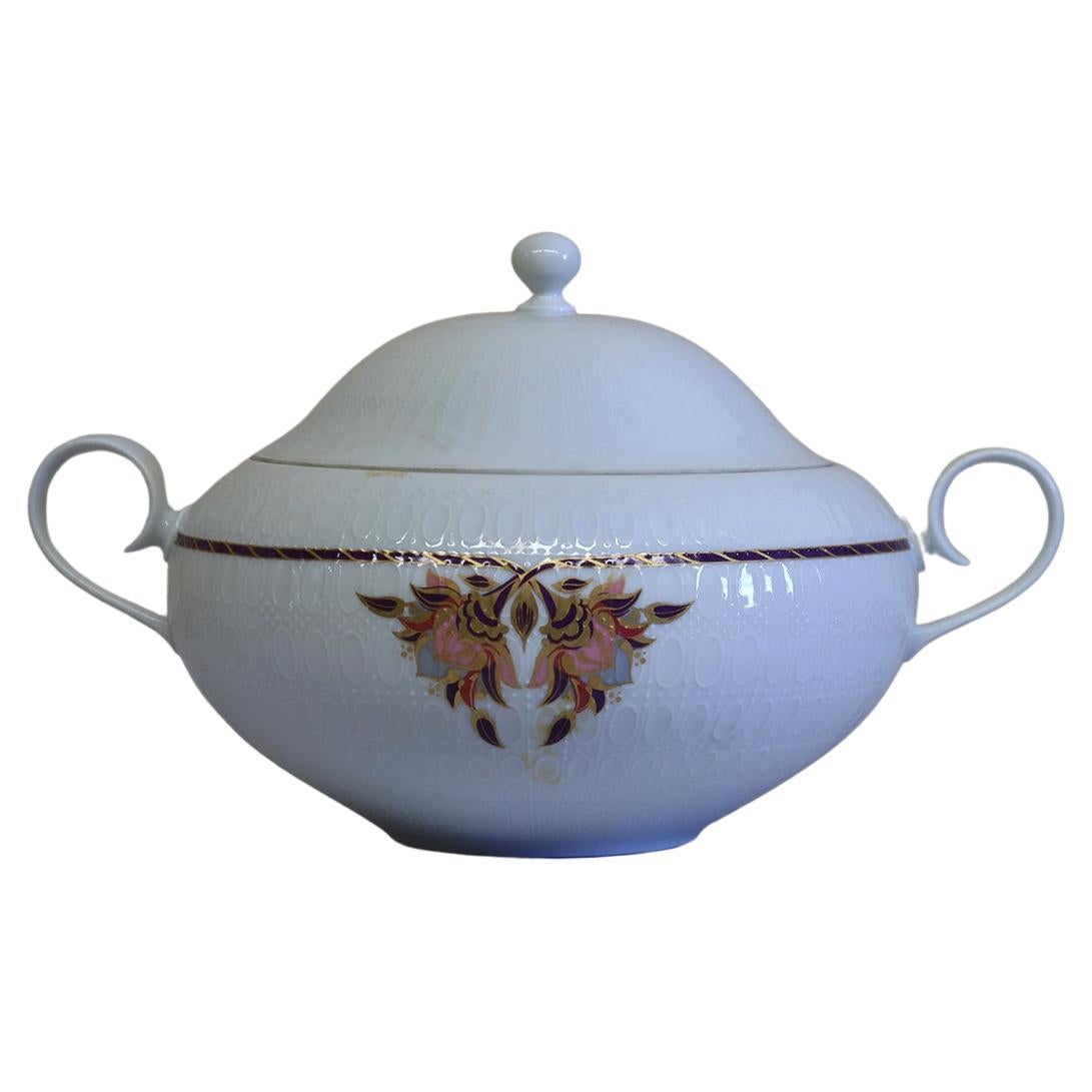 Porcelain Rosenthal Classic Rose Soup Bowl For Sale