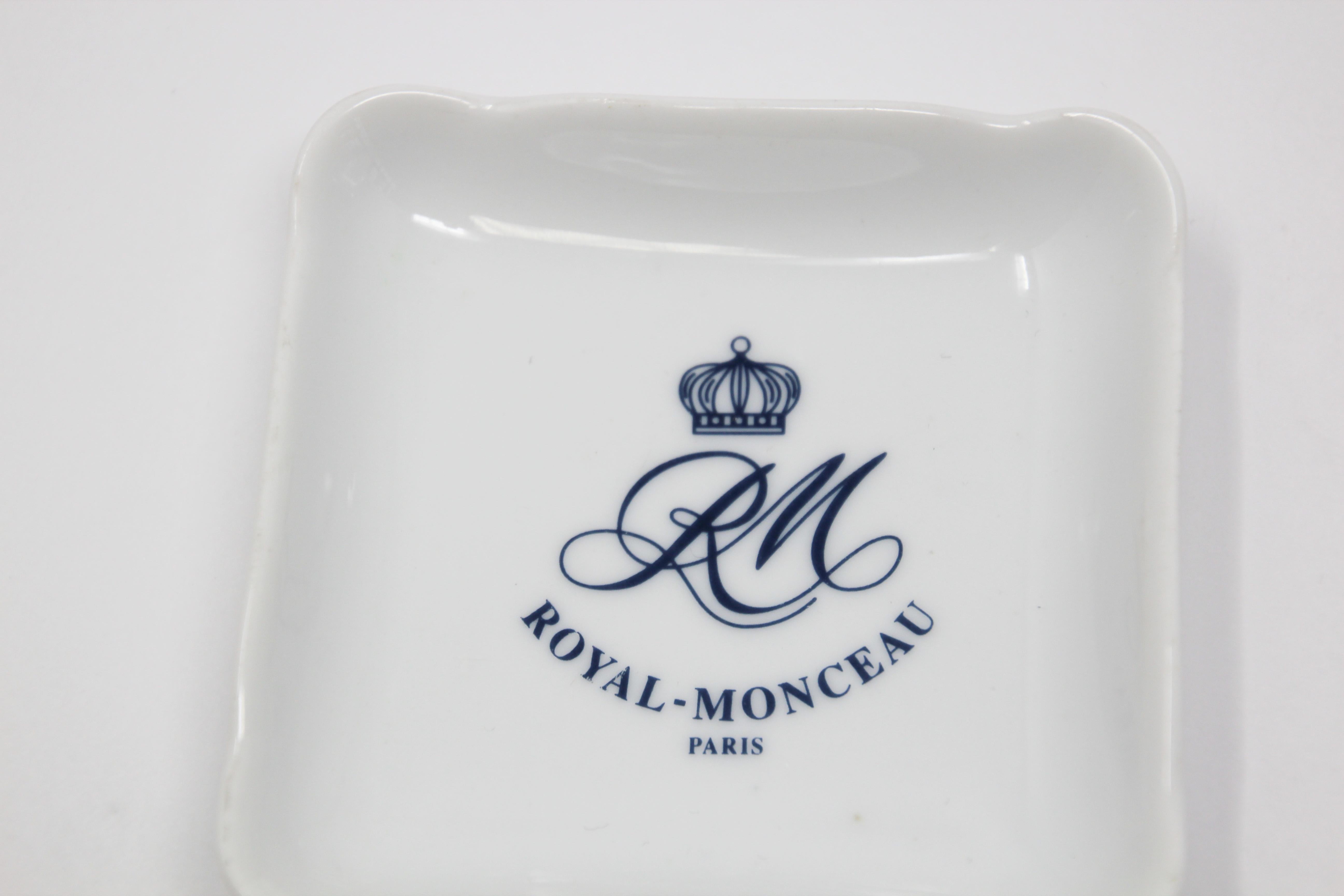 French Provincial Porcelain Royal Monceau Ashtray Vide Poche