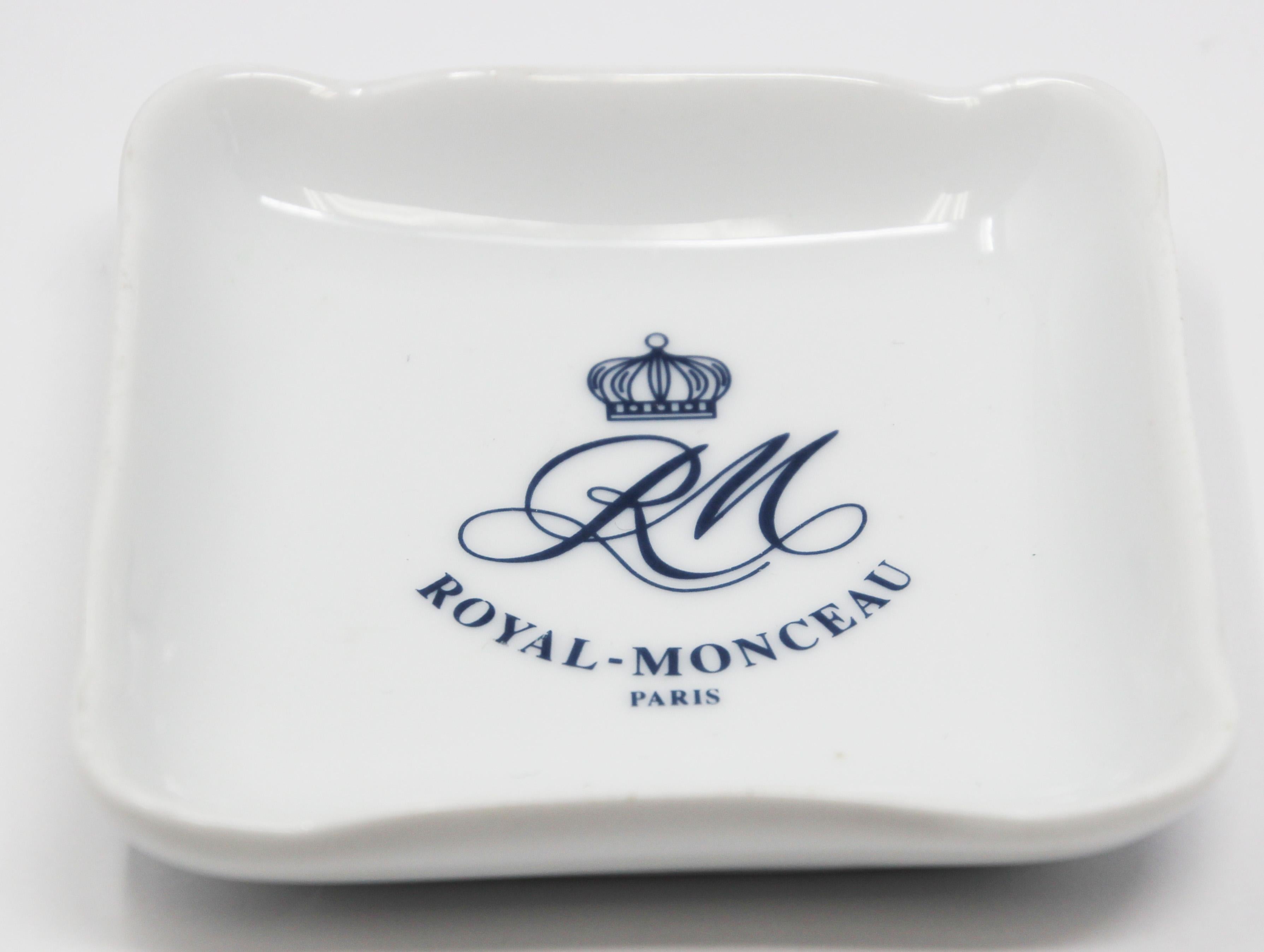 French Porcelain Royal Monceau Ashtray Vide Poche