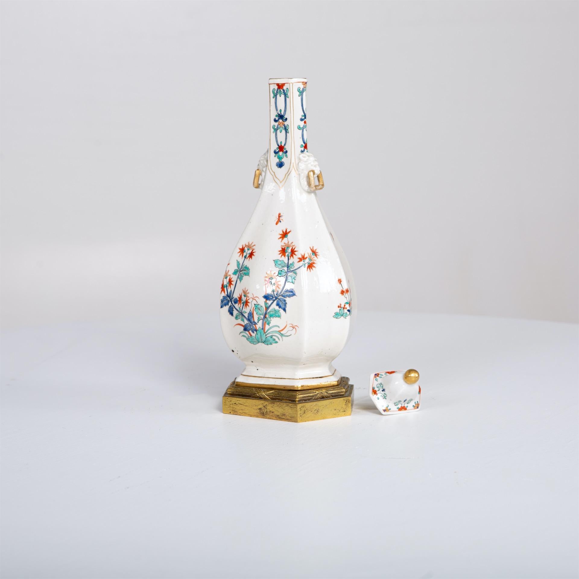 Porcelain Sake Bottle, Probably Chantilly, France, 18th Century 5