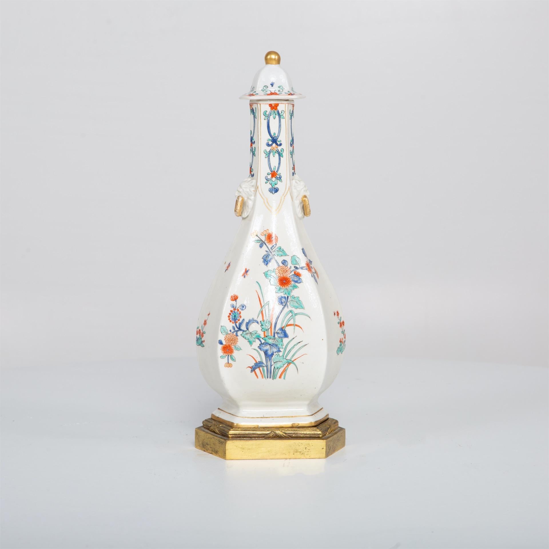 Porcelain Sake Bottle, Probably Chantilly, France, 18th Century 1