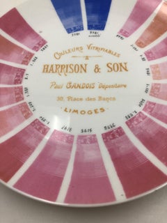 Porcelain Sample Plate, Early 20th Century