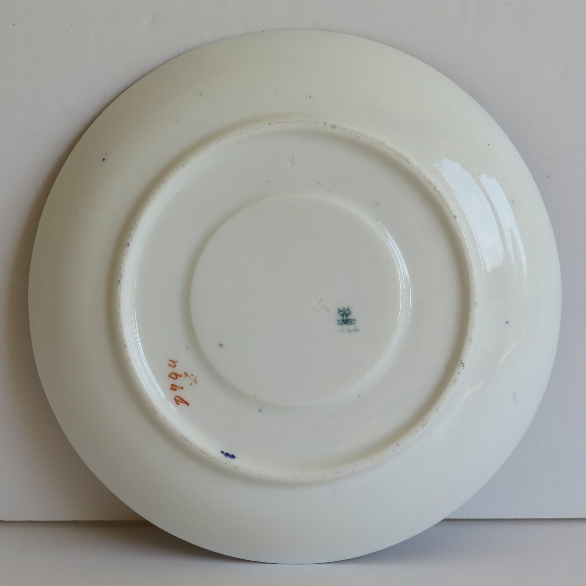Porcelain Saucer Dish by Copeland 'Spode' in Imari Fence Ptn No. 794, circa 1850 1