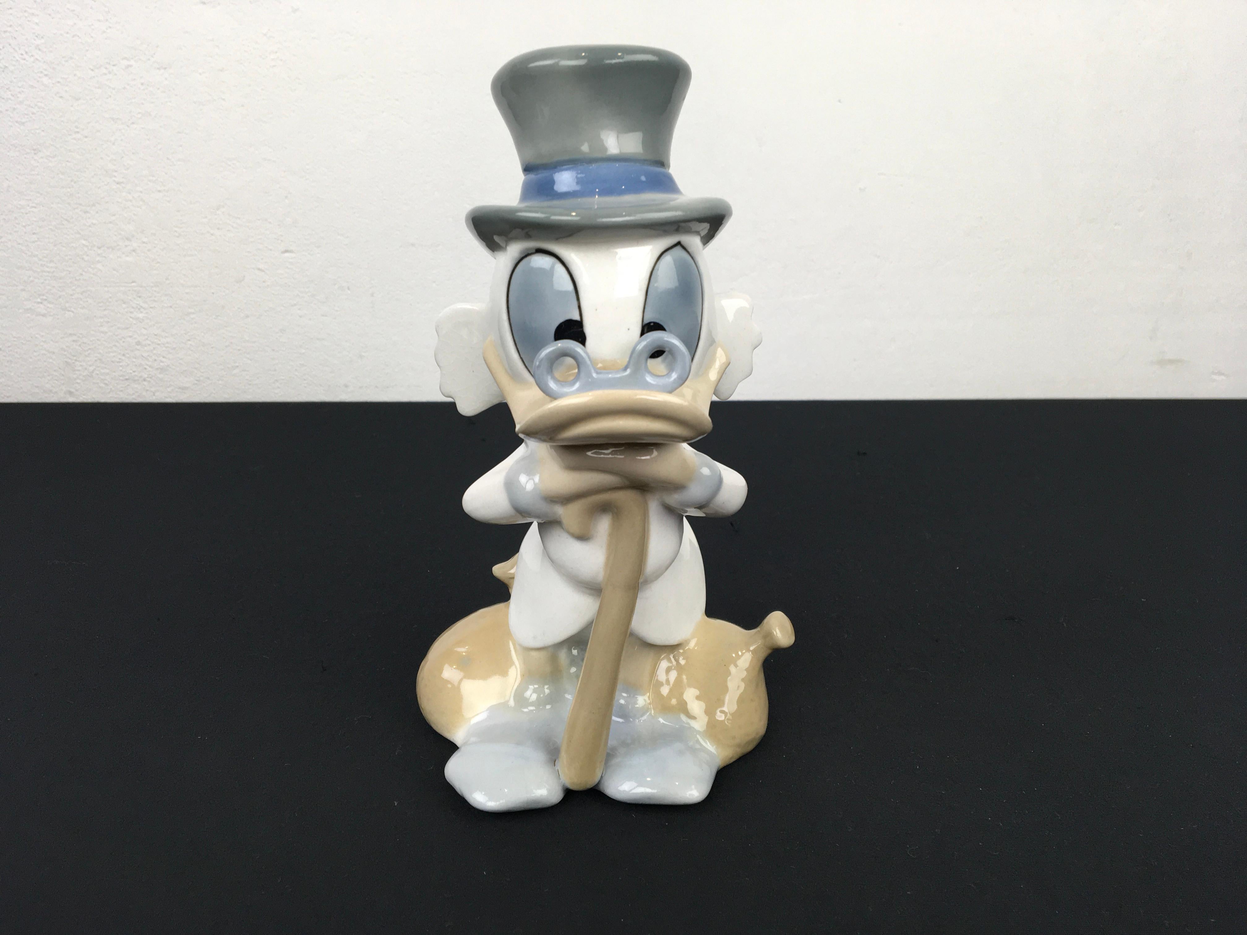 Modern Porcelain Scrooge Mc Duck For Sale