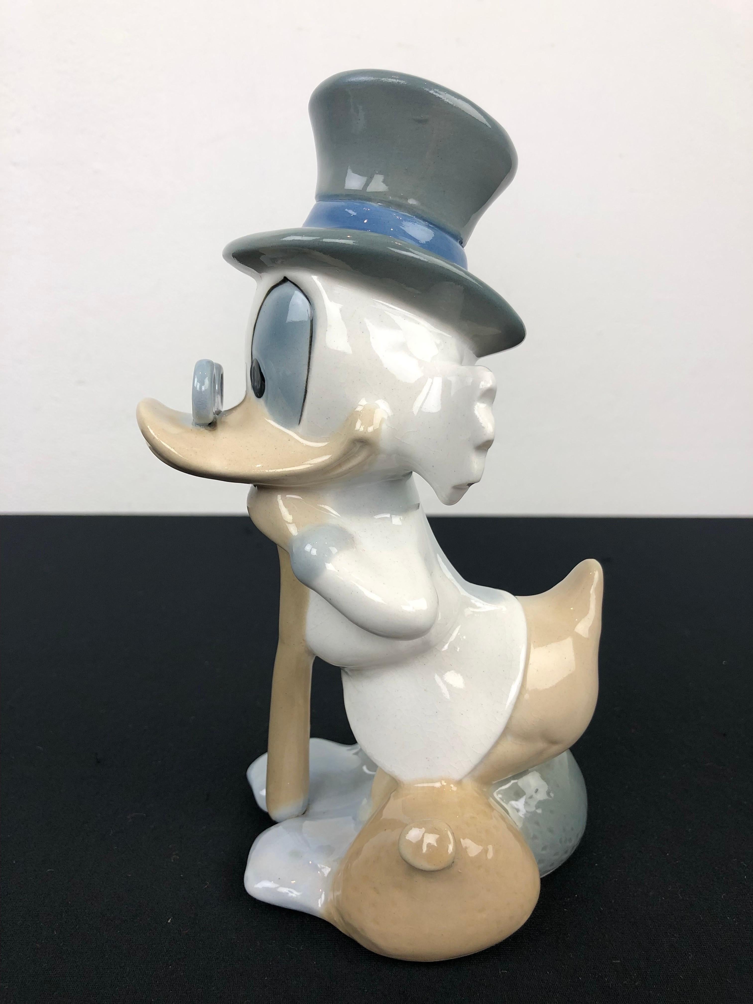 Porcelain Scrooge Mc Duck For Sale 1