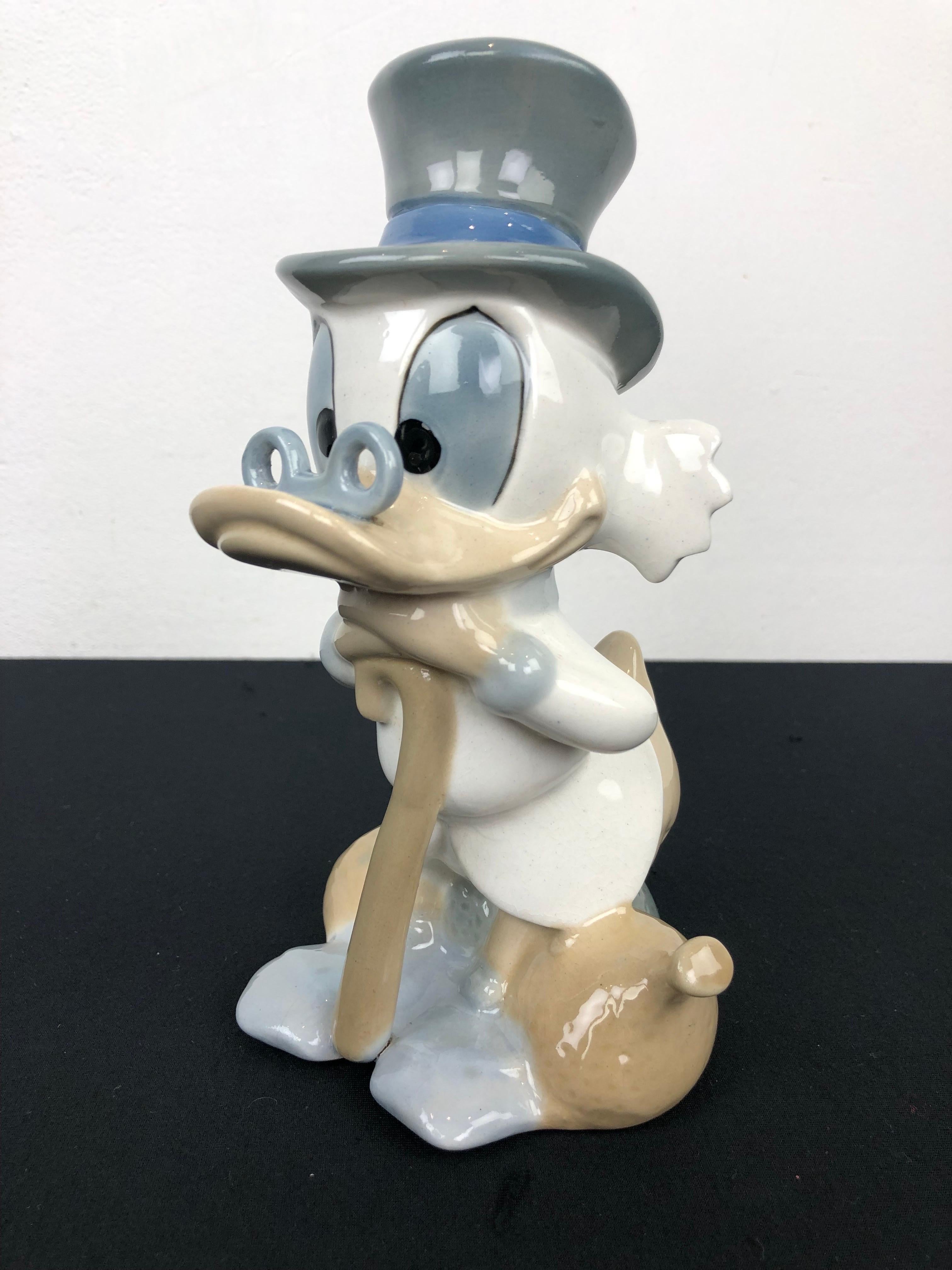 Porcelain Scrooge Mc Duck For Sale 2