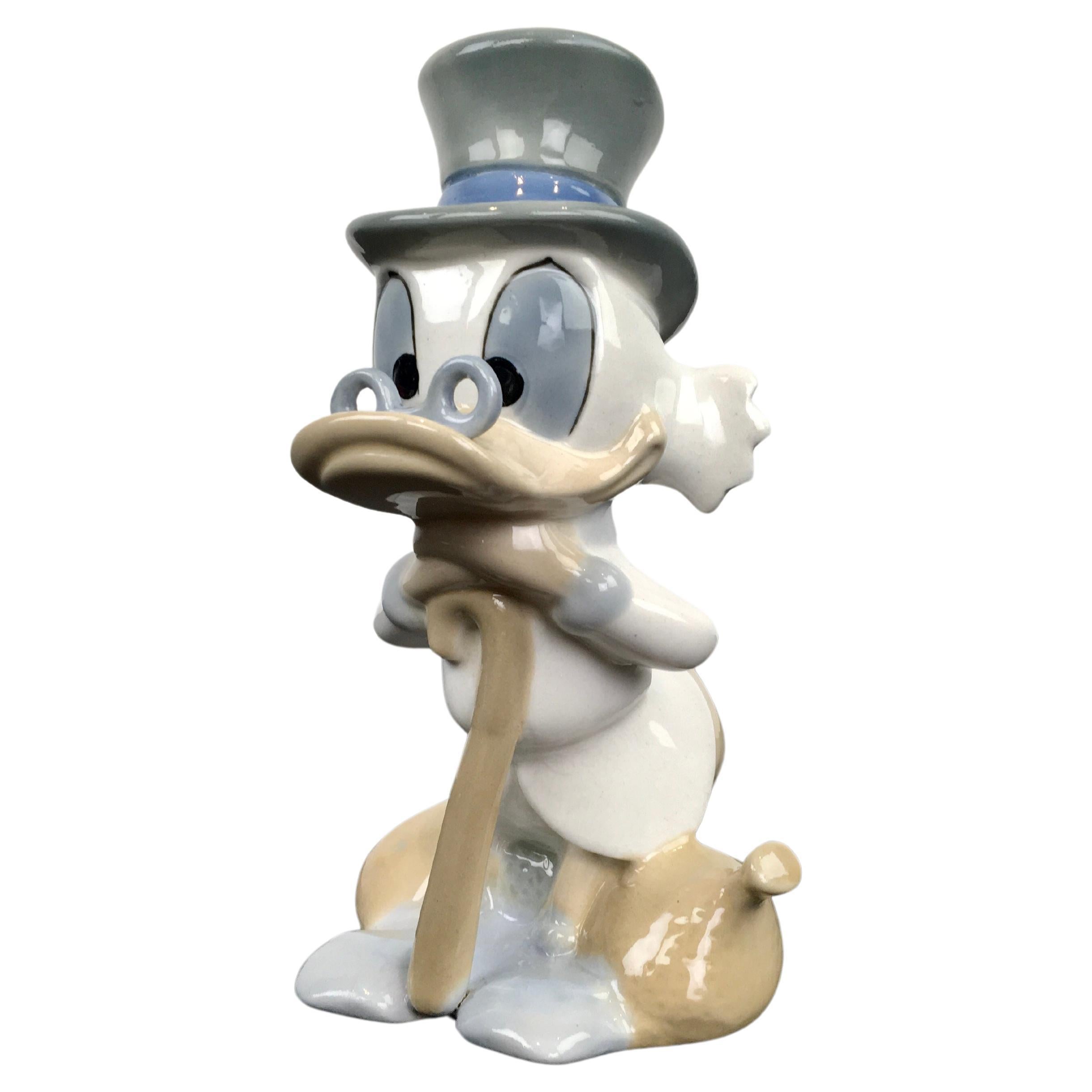 Porcelain Scrooge Mc Duck For Sale