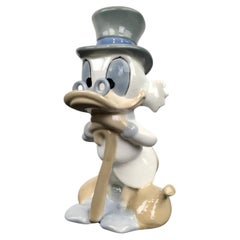 Retro Porcelain Scrooge Mc Duck