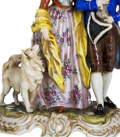 Porcelain - Sculptural group - Dresden