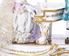 Porcelain - Sculptural group - Tiche