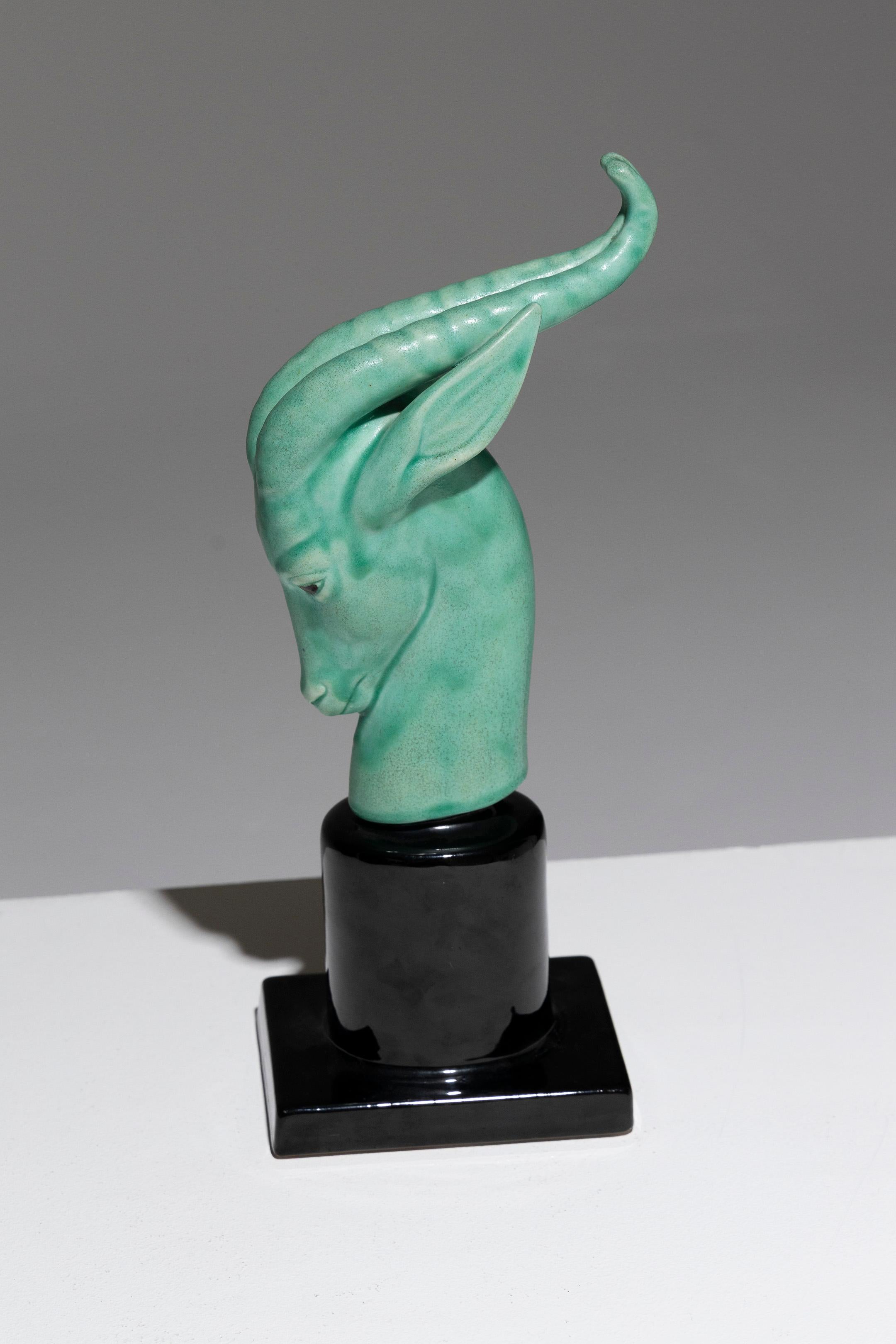 Art Deco Porcelain Sculpture 