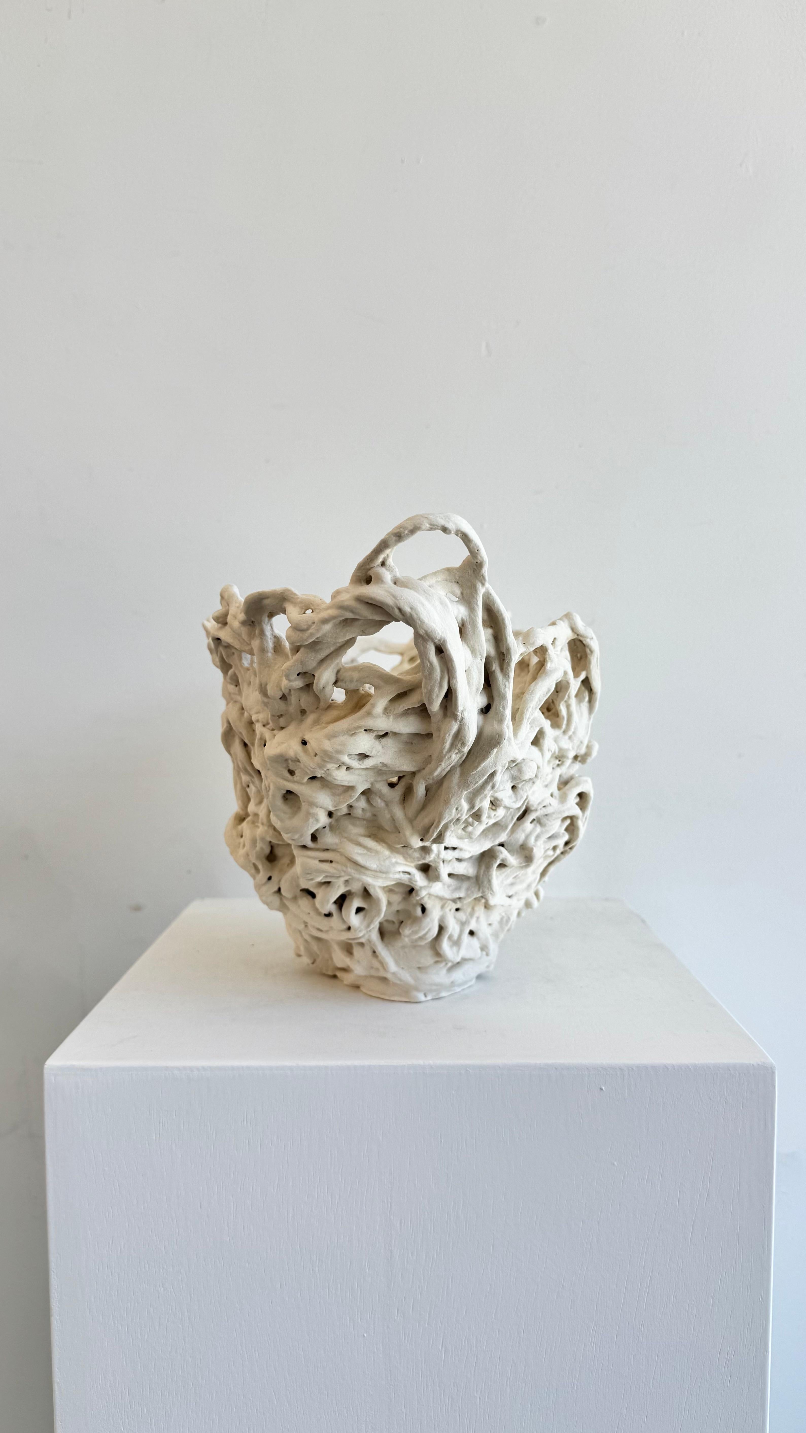 Modern Porcelain Sculpture - Charlotte For Sale