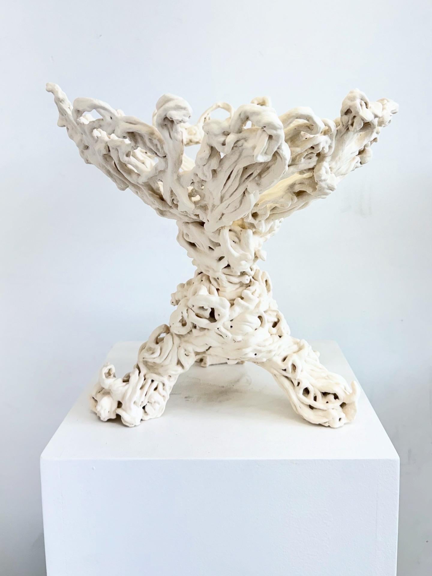 Modern Porcelain Sculpture - Clementine For Sale
