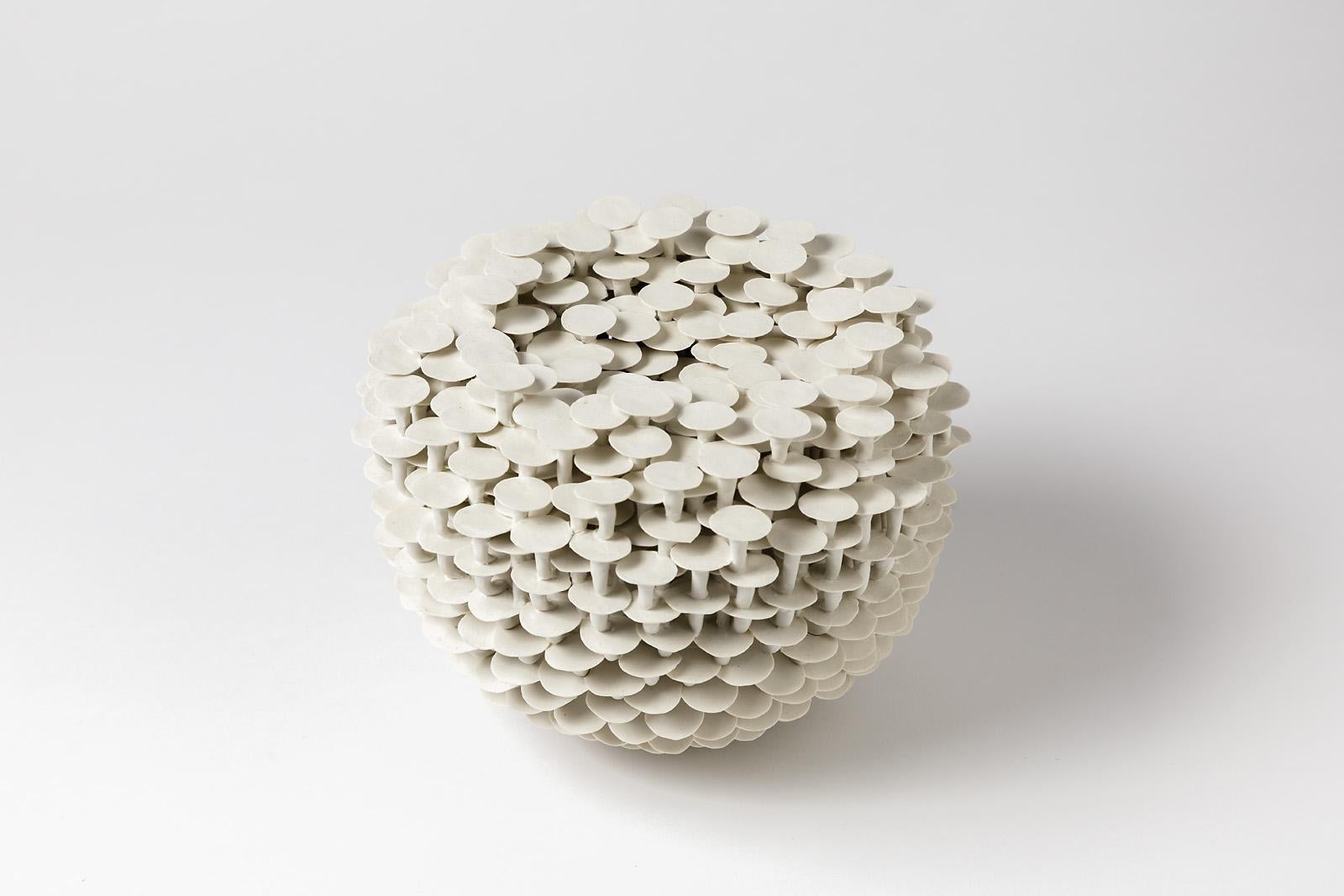 A porcelain sculpture entitled 