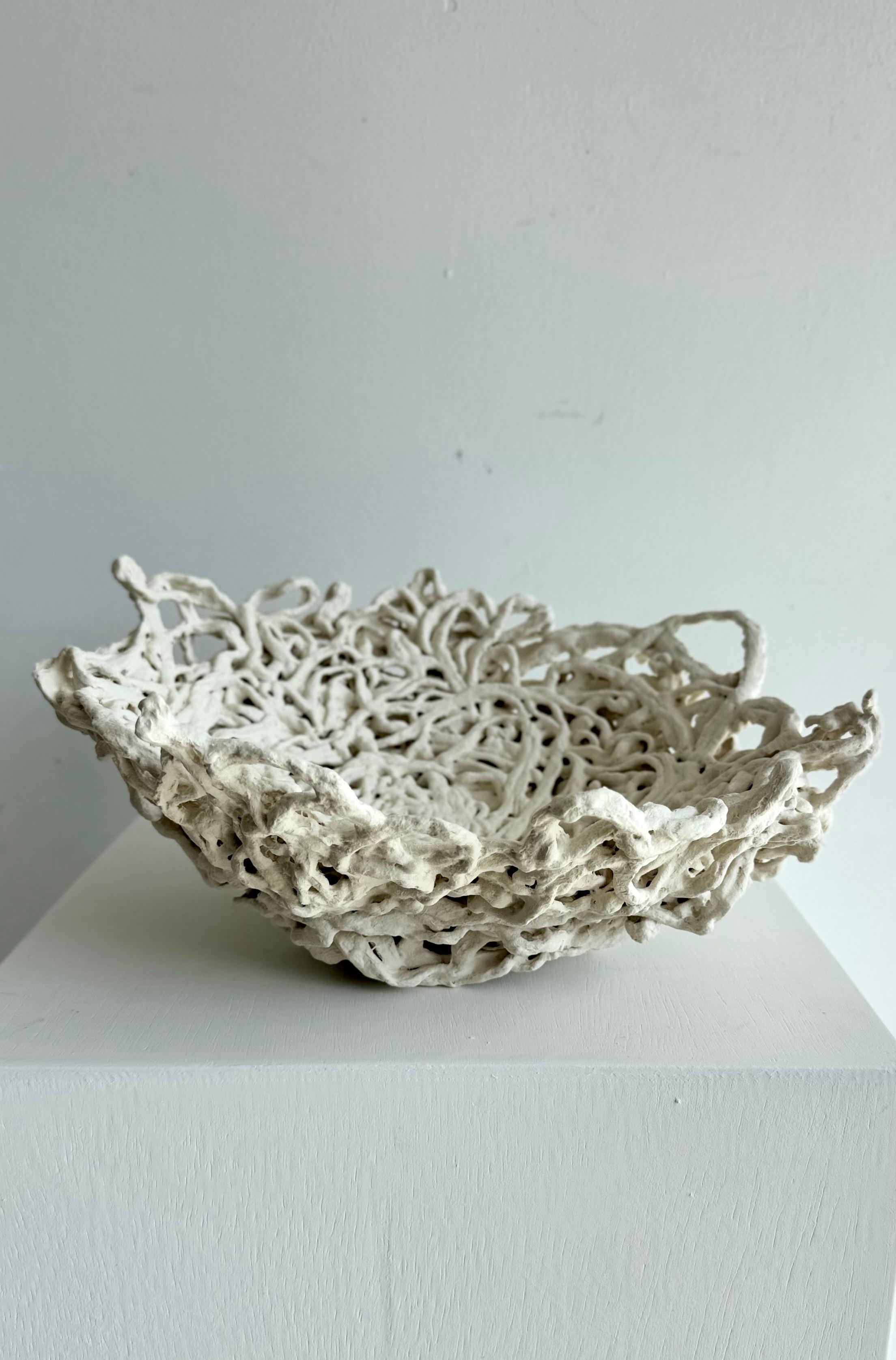 Porcelain Sculpture - Nesting #1- Raven For Sale 8