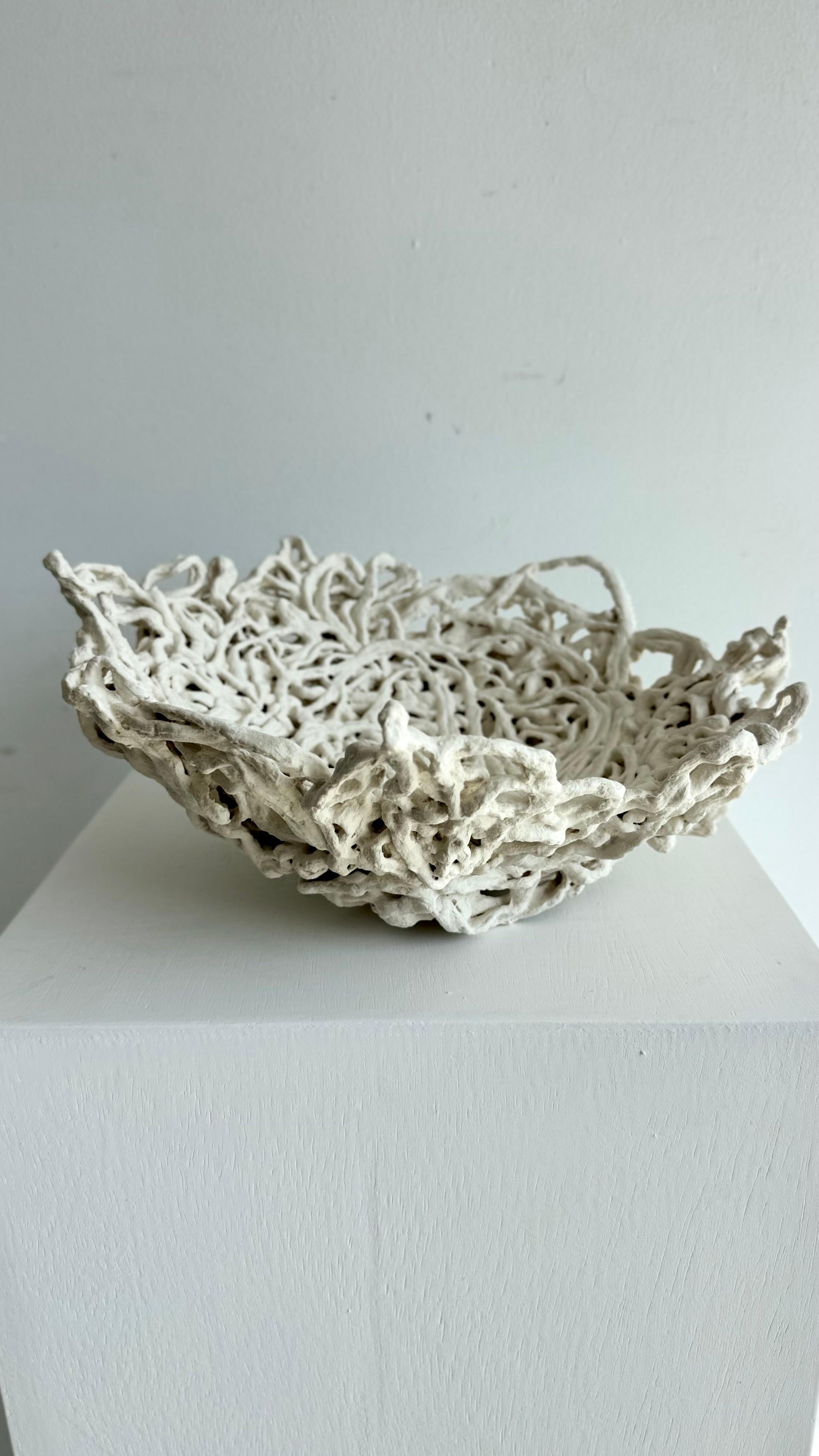 Porcelain Sculpture - Nesting #1- Raven For Sale 9