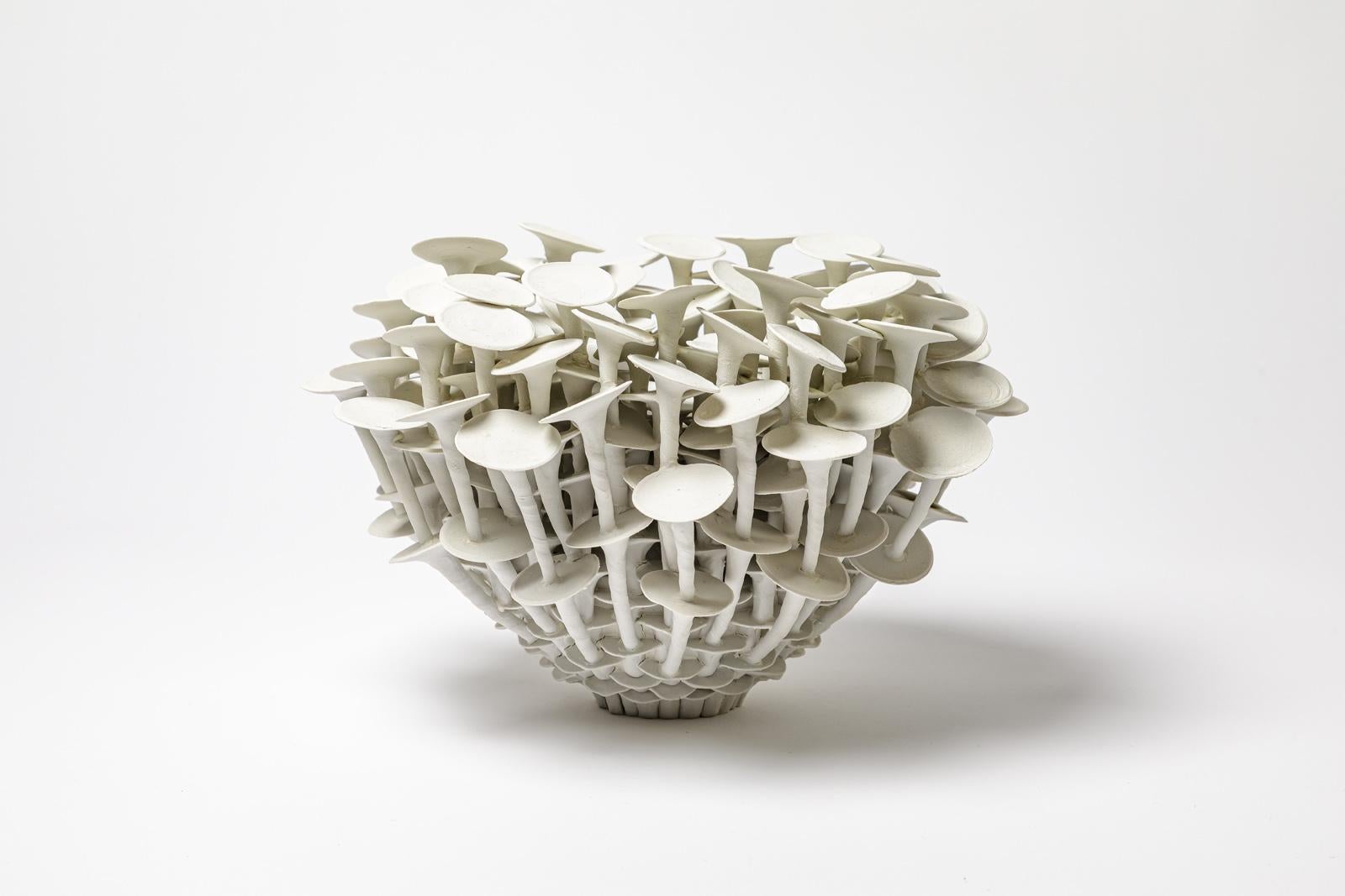 Porcelain sculpture entitled 