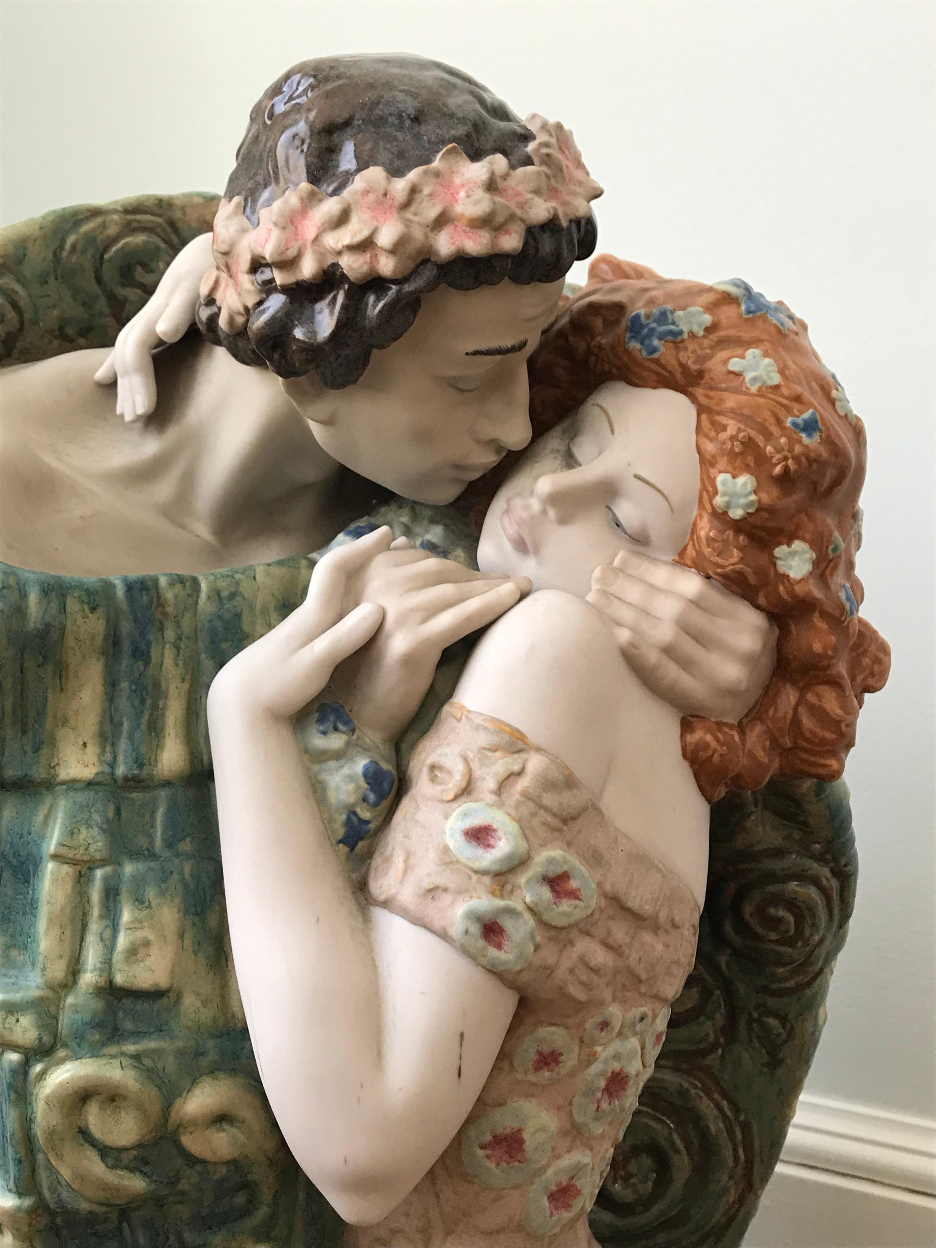 Spanish Porcelain Sculpture Titled 