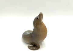 Porcelain Seal Figurine, Royal Copenhagen, Denmark, 1970s/80s