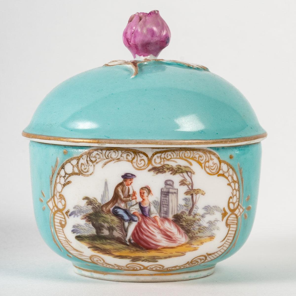 Porcelain Service and Its Meissen Tray, 19th Century 10