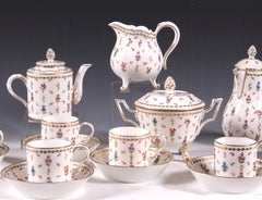 Porcelain Service, Monsieurs's Manufacture in Clignancourt, France, circa 1785