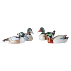 Porcelain - Set of four 'duck' sculptures - Vista Alegre