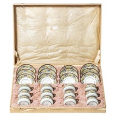 Porcelain - Set of twelve Art Nouveau tea cups - Nippon