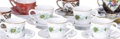 Porcelain - Set of twelve coffee cups with saucers - Vista Alegre