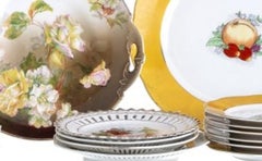 Porcelain - Set of twelve plates