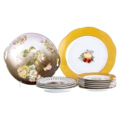 Porcelain - Set of twelve plates